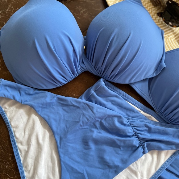 Victoria Secret Bikini Underwire Halter & Ruched Bikini Bundle! - Picture 2 of 7